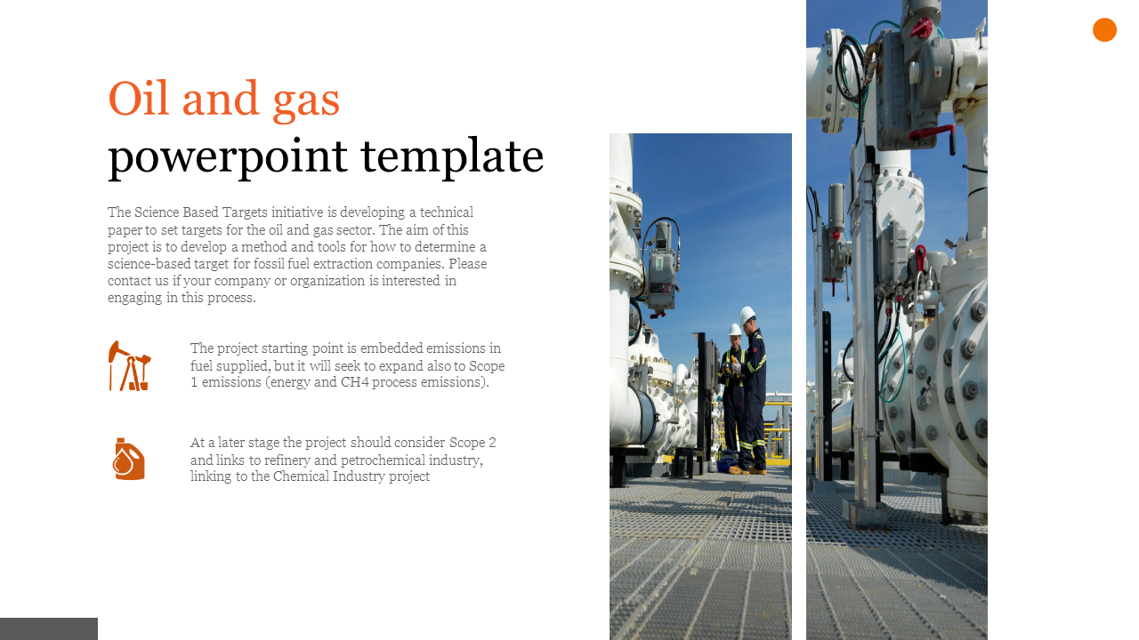oil and gas powerpoint template